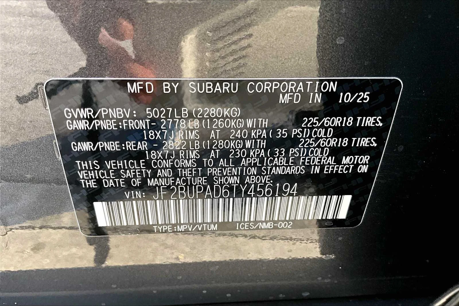 New 2026 Magnetite Gray Metallic Subaru Premium image 18