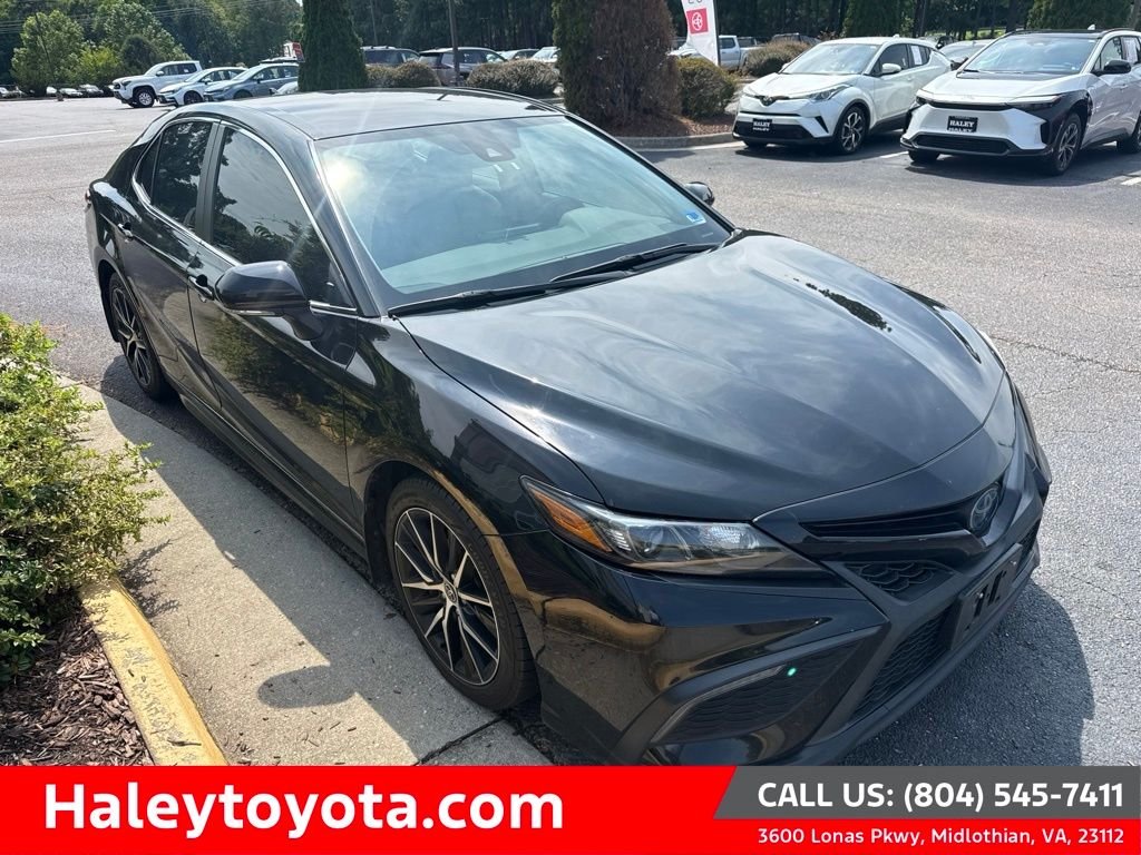 Used 2023 Black Toyota SE image 1