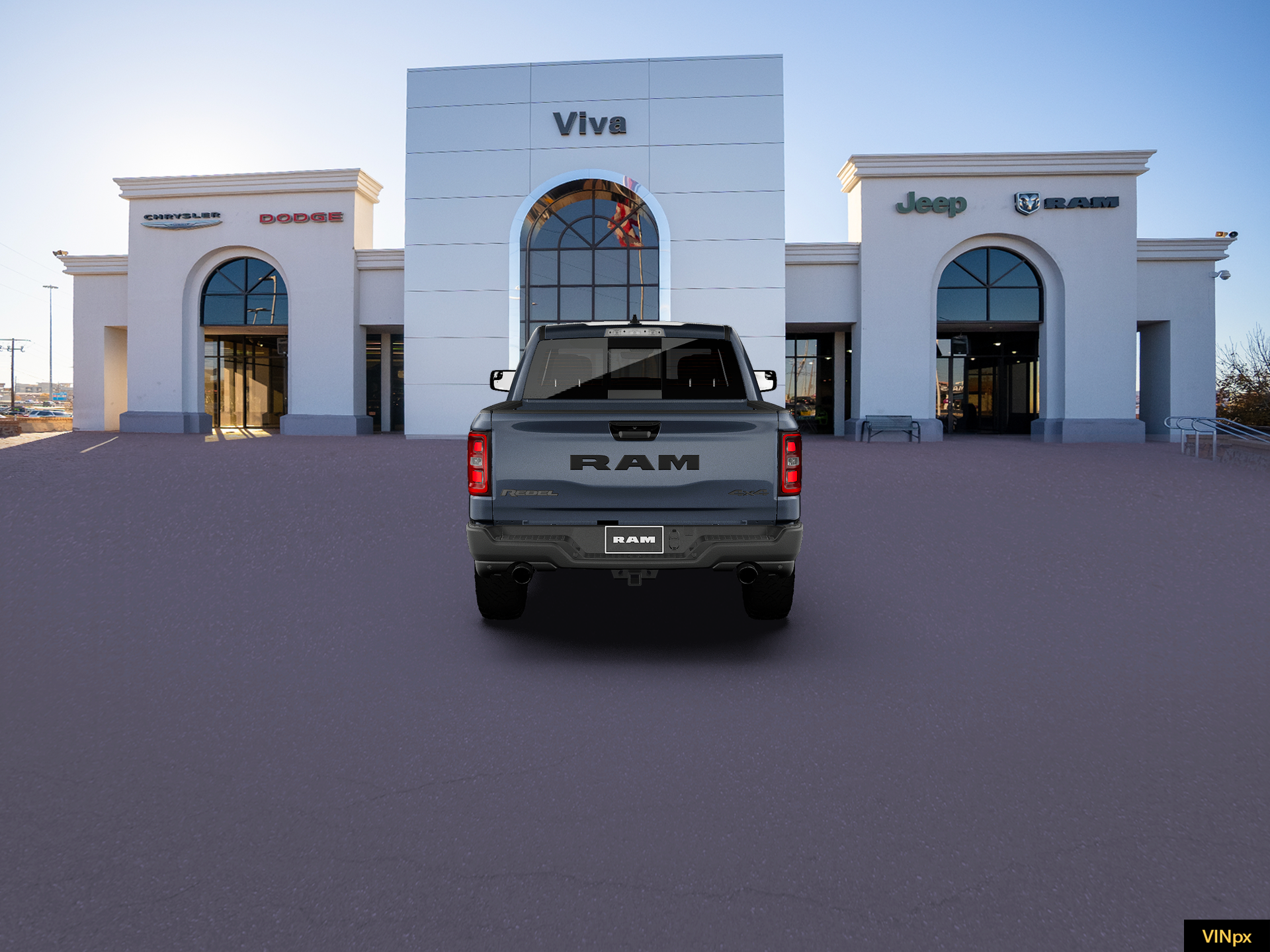New 2027 Forged Blue Metallic Exterior Paint RAM Rebel image 17