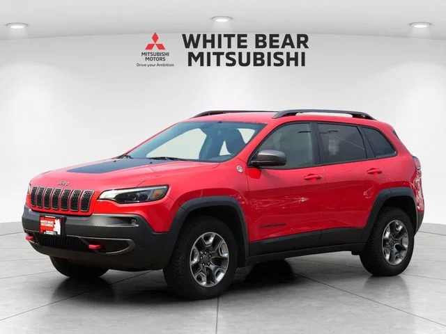 Used 2019 Jeep Cherokee Trailhawk with VIN 1C4PJMBX0KD374441 for sale in White Bear Lake, Minnesota