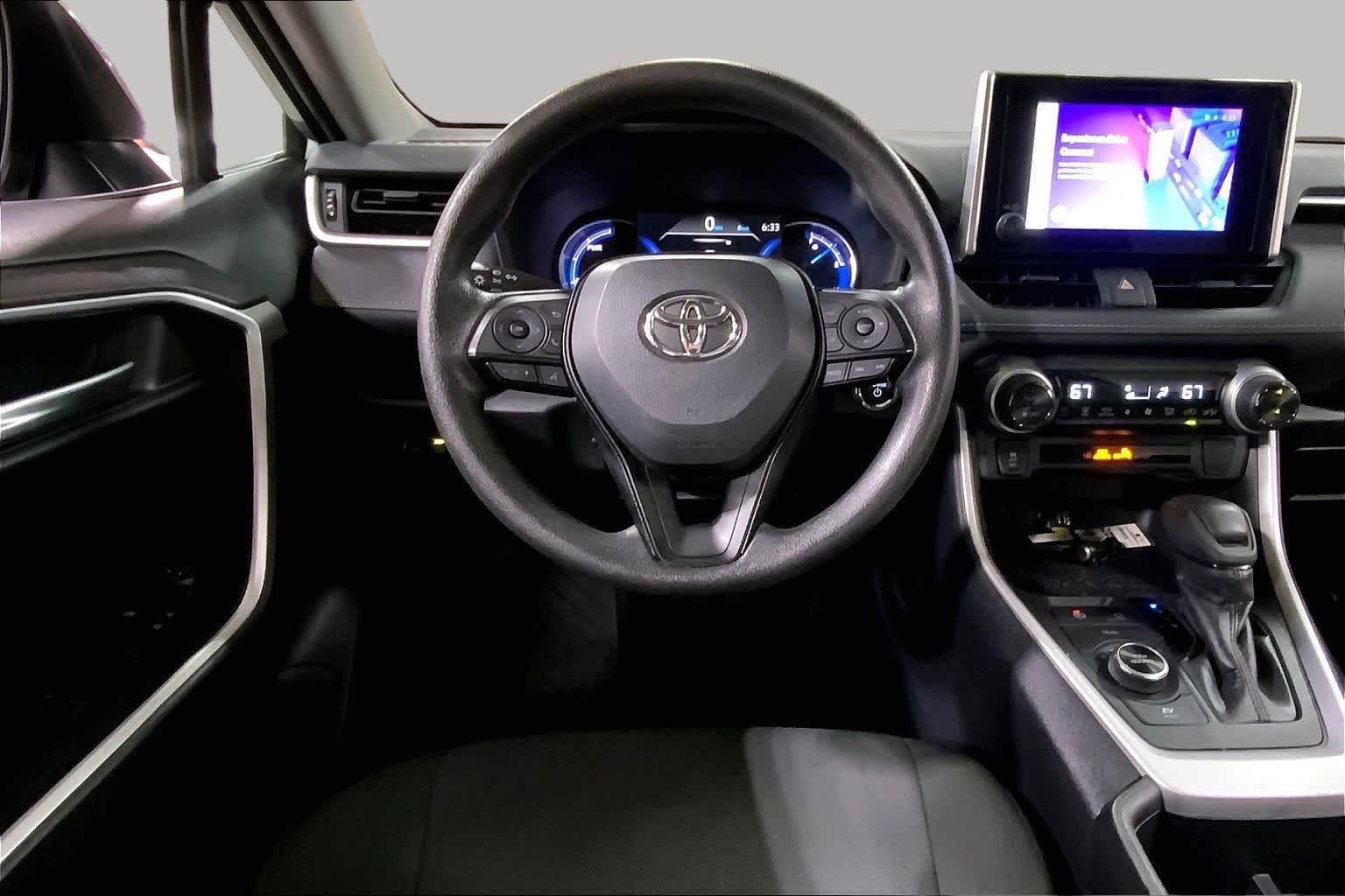 Used 2025 Silver Sky Metallic Toyota Hybrid XLE image 6