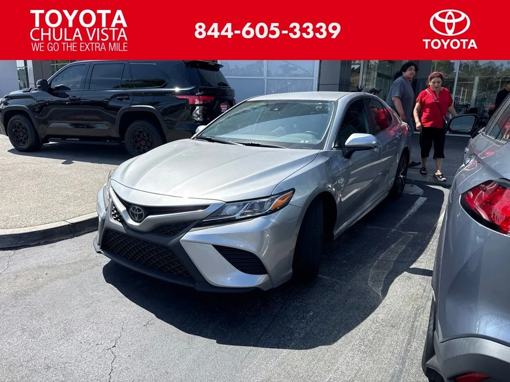 Certified Used 2020 Silver Toyota SE image 1