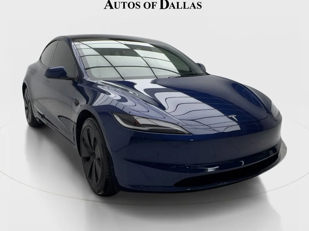 Used 2025 Tesla Model 3 Long Range with VIN 5YJ3E1EB7SF950410 for sale in Plano, TX