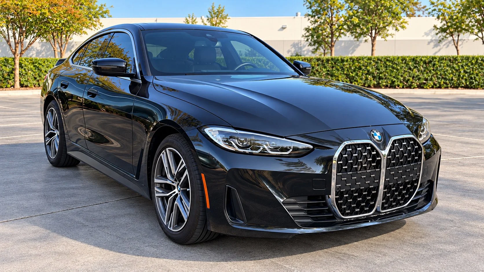 Used 2024 Black Sapphire Metallic BMW 430i Gran Coupe image 1