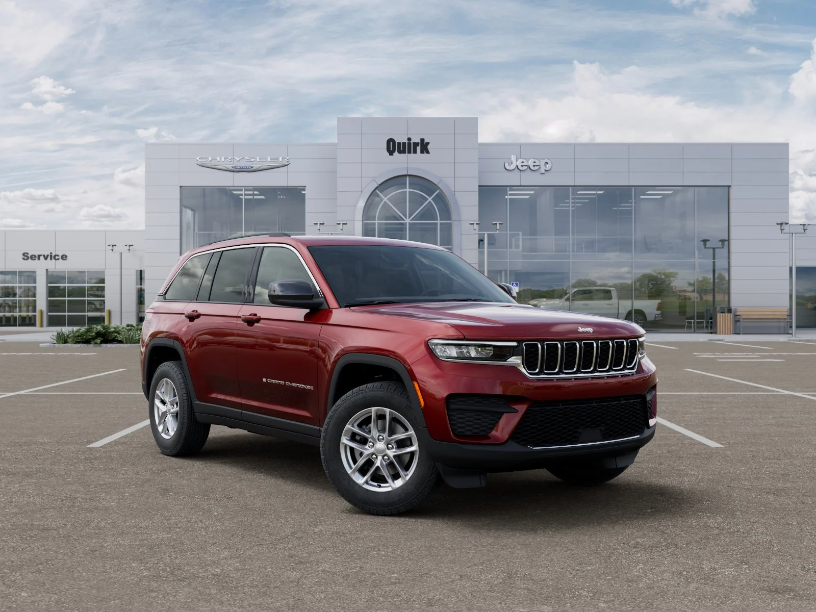 New 2026 Velvet Red Pearl-Coat Exterior Paint Jeep Laredo X image 5