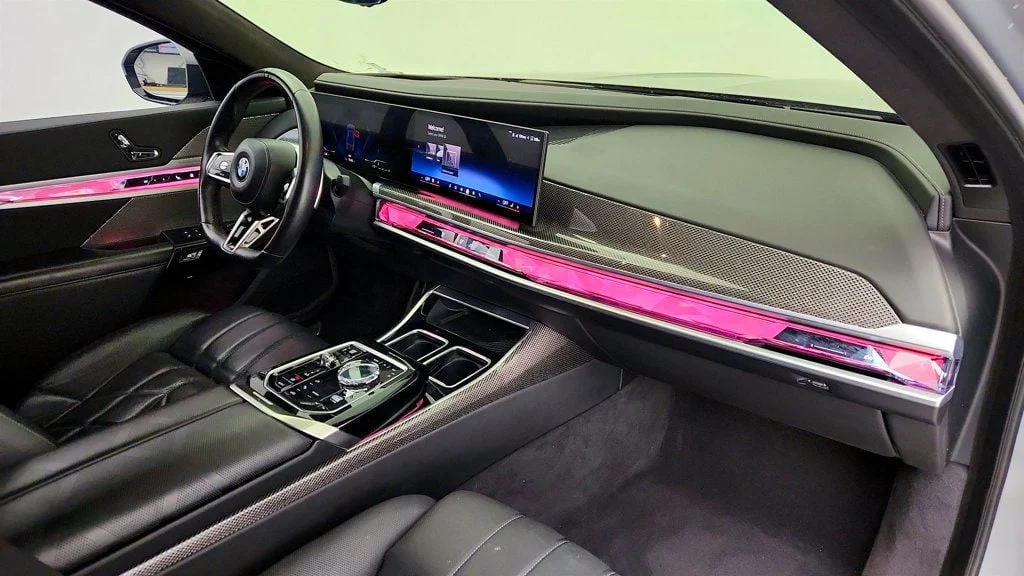 Used 2023 Frozen Pure Grey Metallic BMW 760i xDrive w/ Exec & Driving Assist. Pro & M Sport Pro Packages image 24