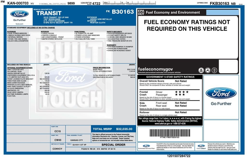 Used 2015 Green Ford Base image 29
