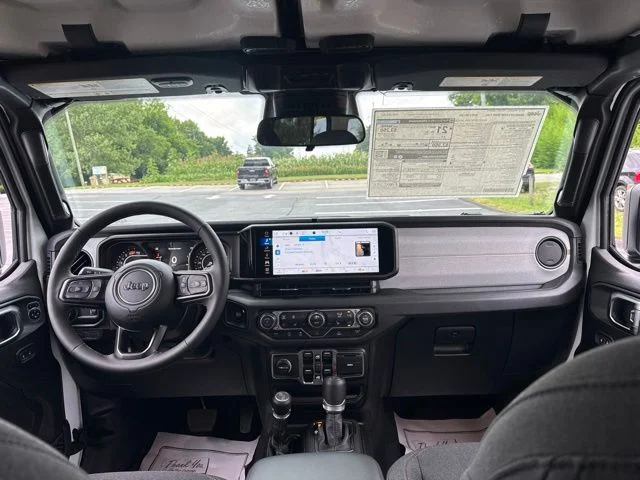 New 2026 Bright White Clear-Coat Exterior Paint Jeep Sport S image 12