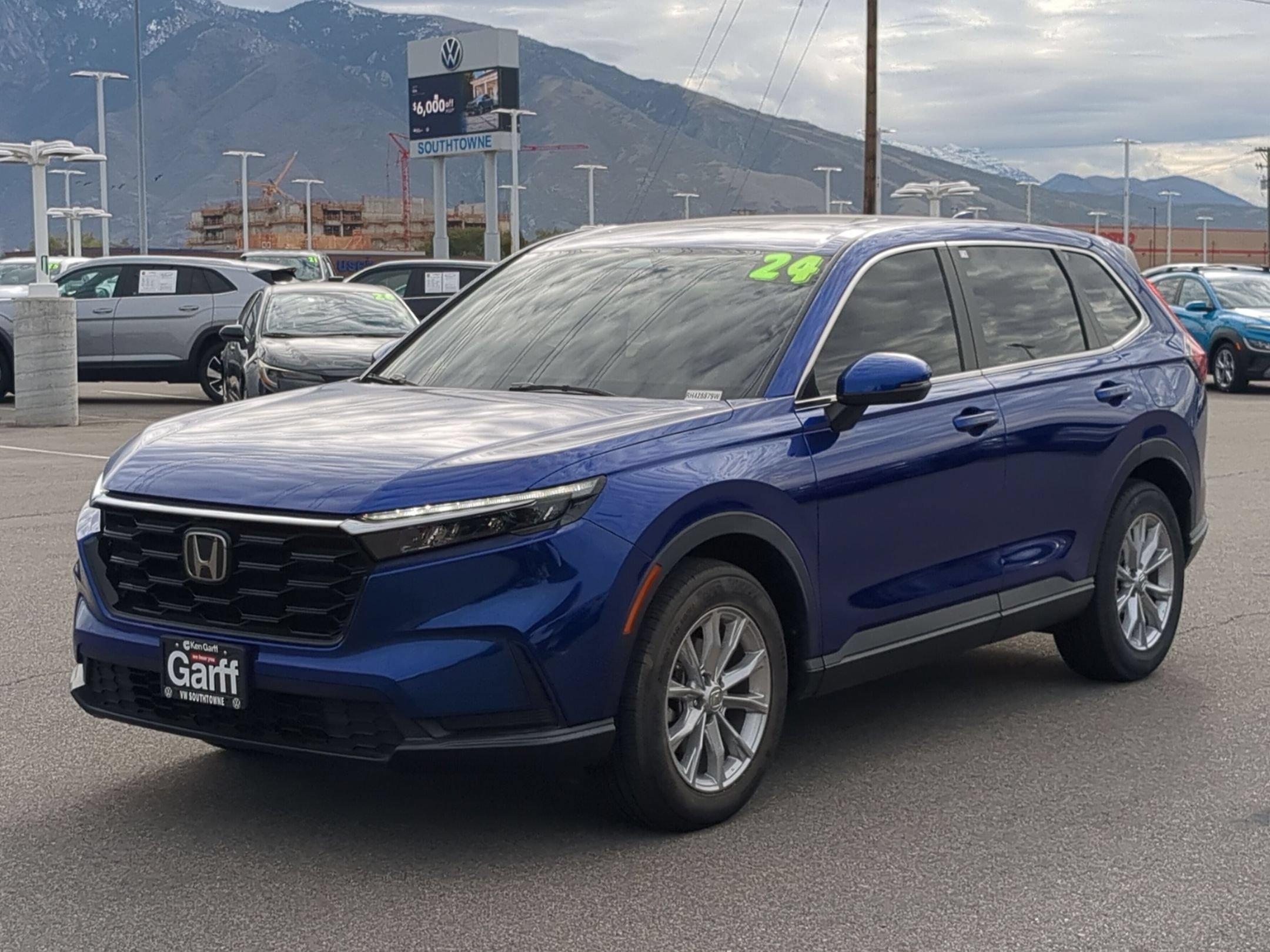 Used 2024 Blue Honda EX image 8