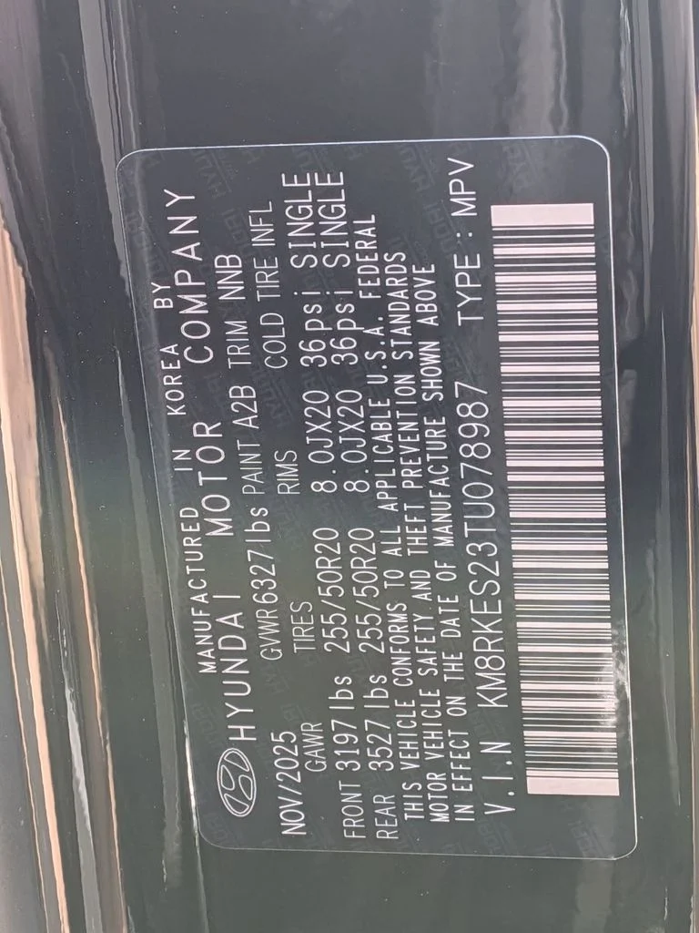 New 2026 Black Hyundai Limited image 37