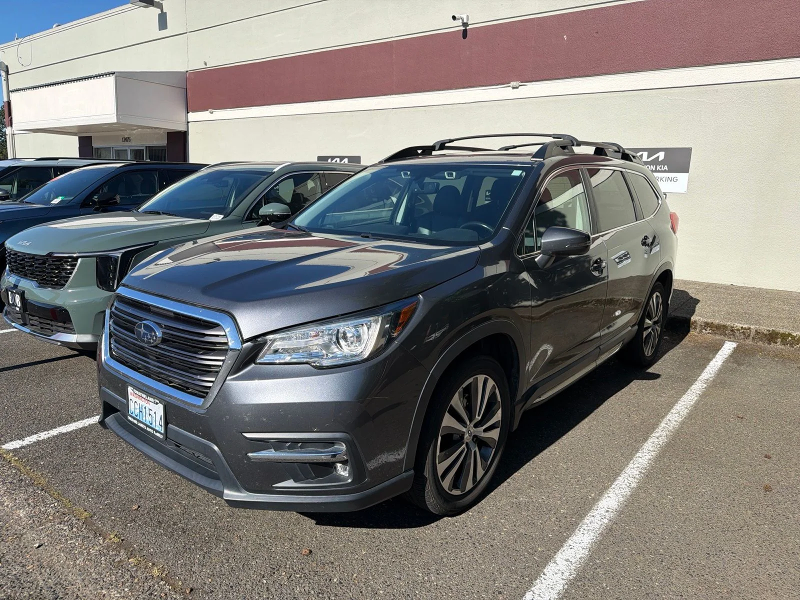 Used 2021 Gray Subaru Limited image 1