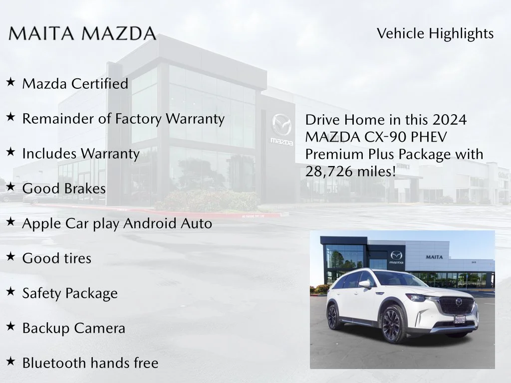 Certified Used 2024 Rhodium White Premium Mazda Premium Plus image 7