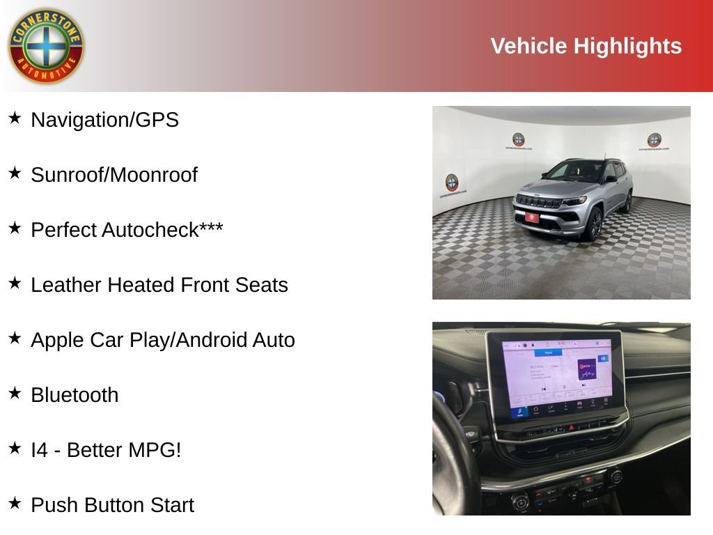 Used 2022 Jeep Compass High Altitude with VIN 3C4NJDCB7NT215246 for sale in Elk River, Minnesota