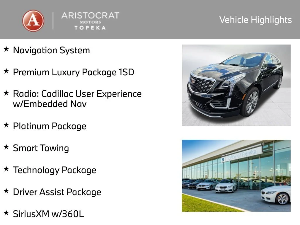 Used 2023 Black Cadillac Premium Luxury image 2