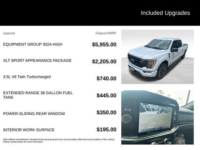 Used 2022 White Ford XLT image 5