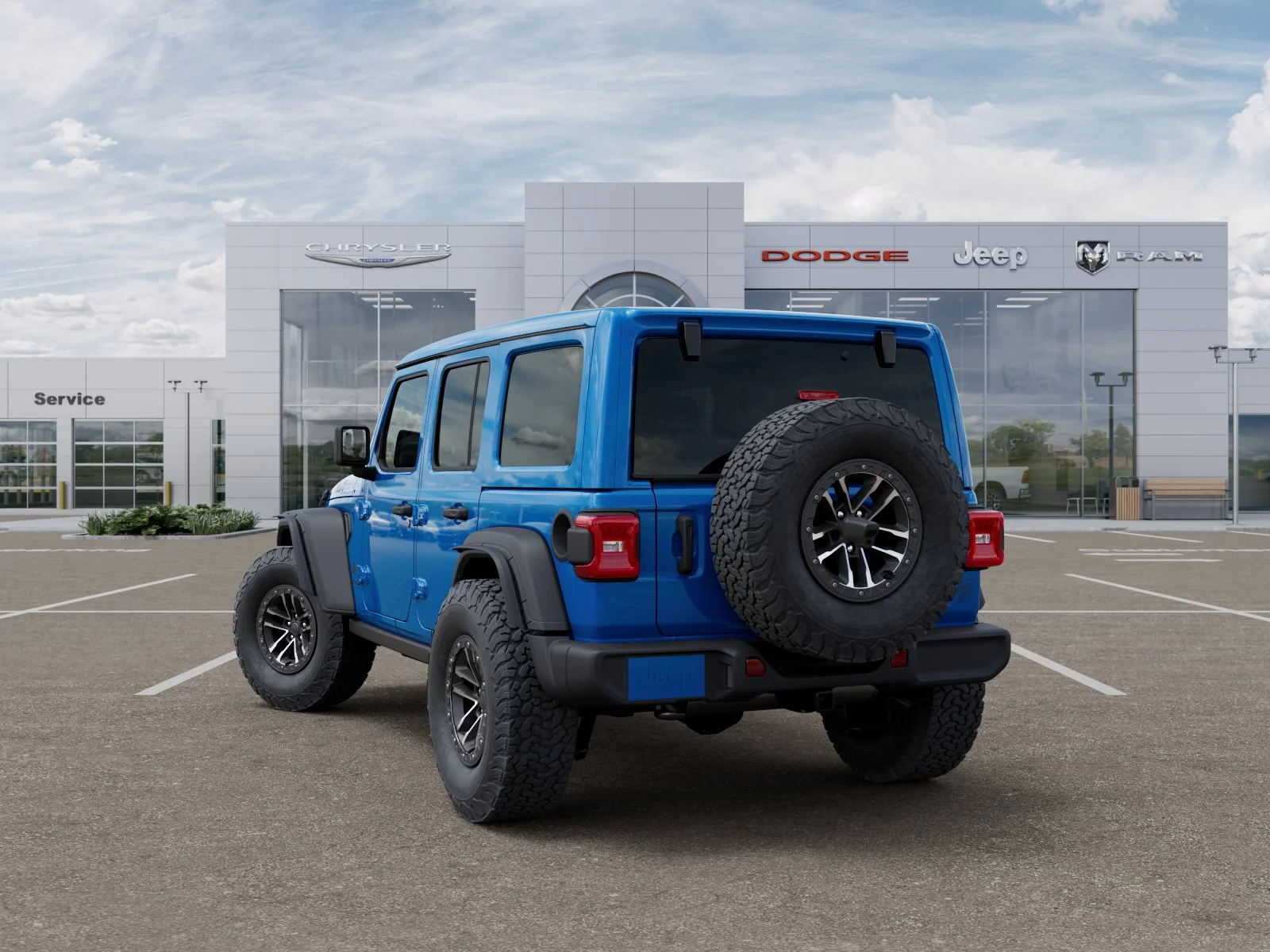 New 2026 Hydro Blue Pearl-Coat Exterior Paint Jeep Willys image 29