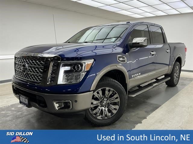 Used 2017 Deep Blue Pearl Nissan Platinum Reserve image 1