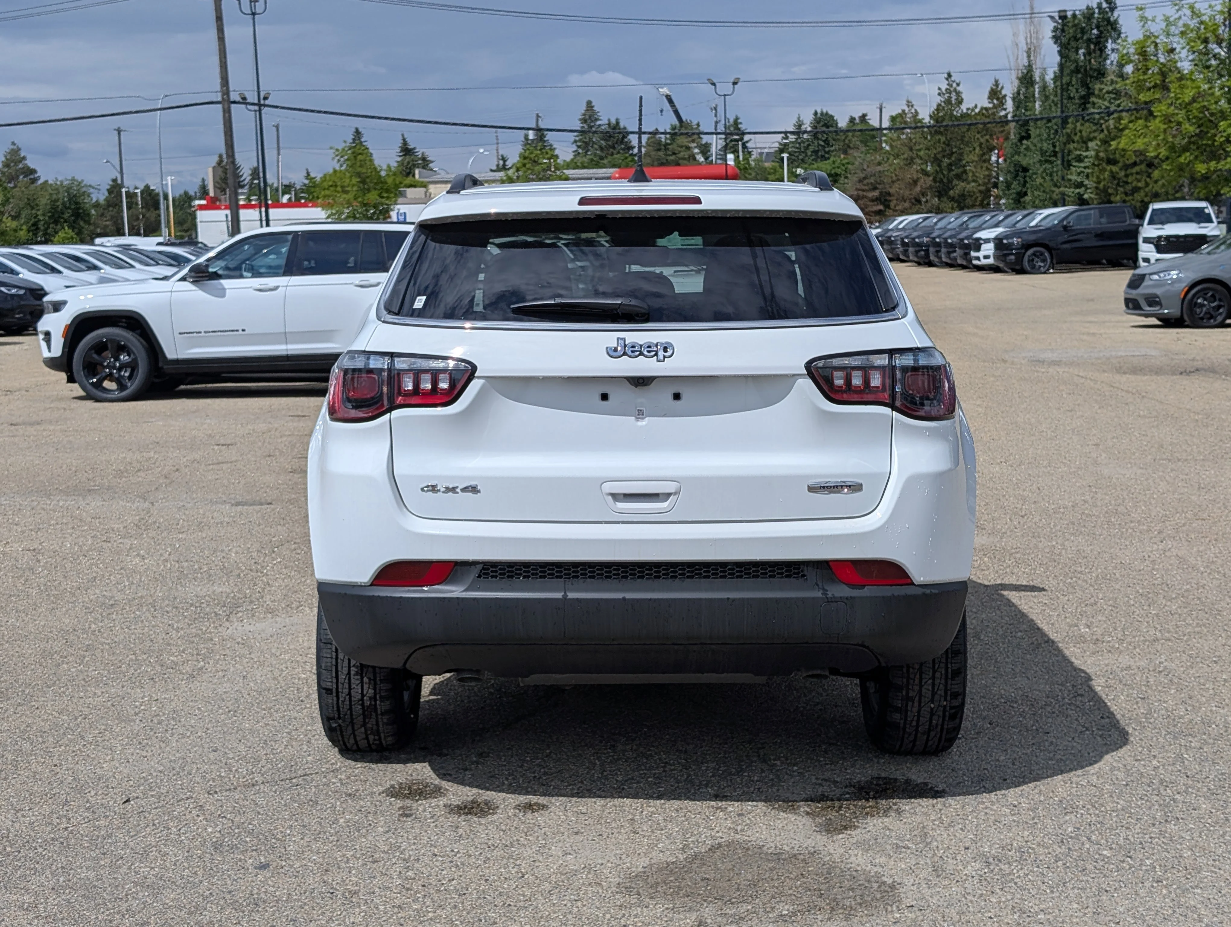 New 2026 Bright White Jeep North image 5