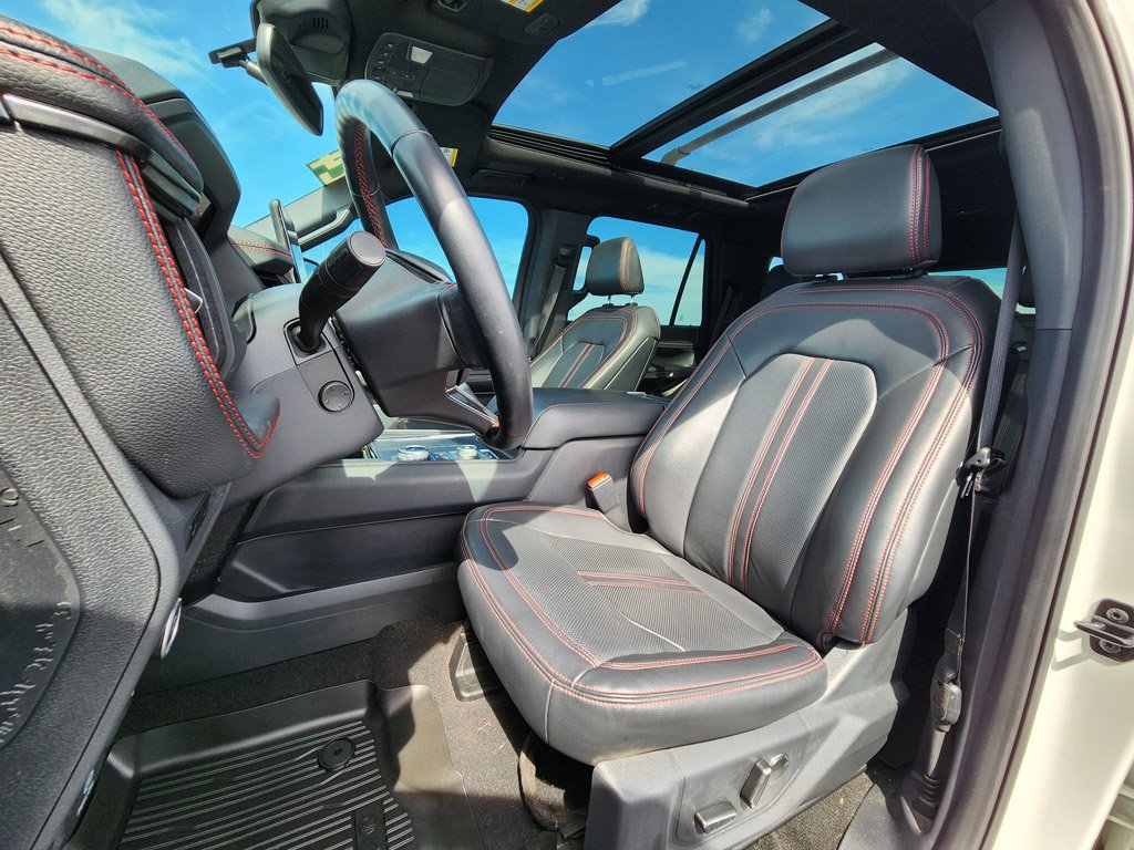 Used 2024 Star White Metallic Tri-Coat Ford Limited image 12