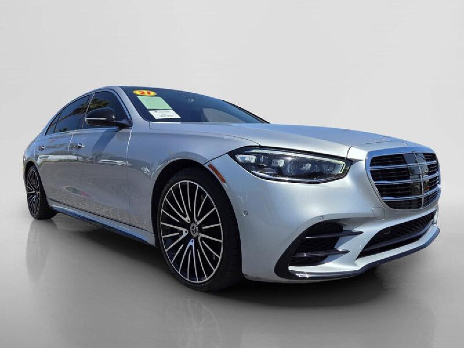 Certified Used 2021 Cirrus Silver Mercedes-Benz S 580 image 7