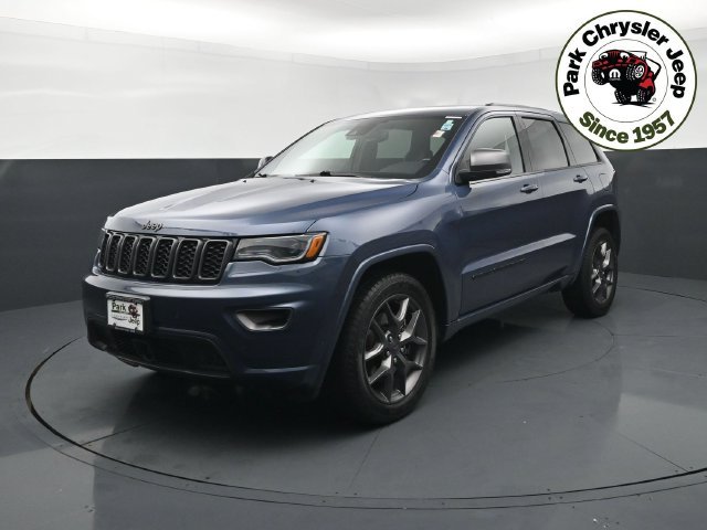 Used 2021 Jeep Grand Cherokee 80th Edition with VIN 1C4RJFBG9MC639113 for sale in Burnsville, Minnesota
