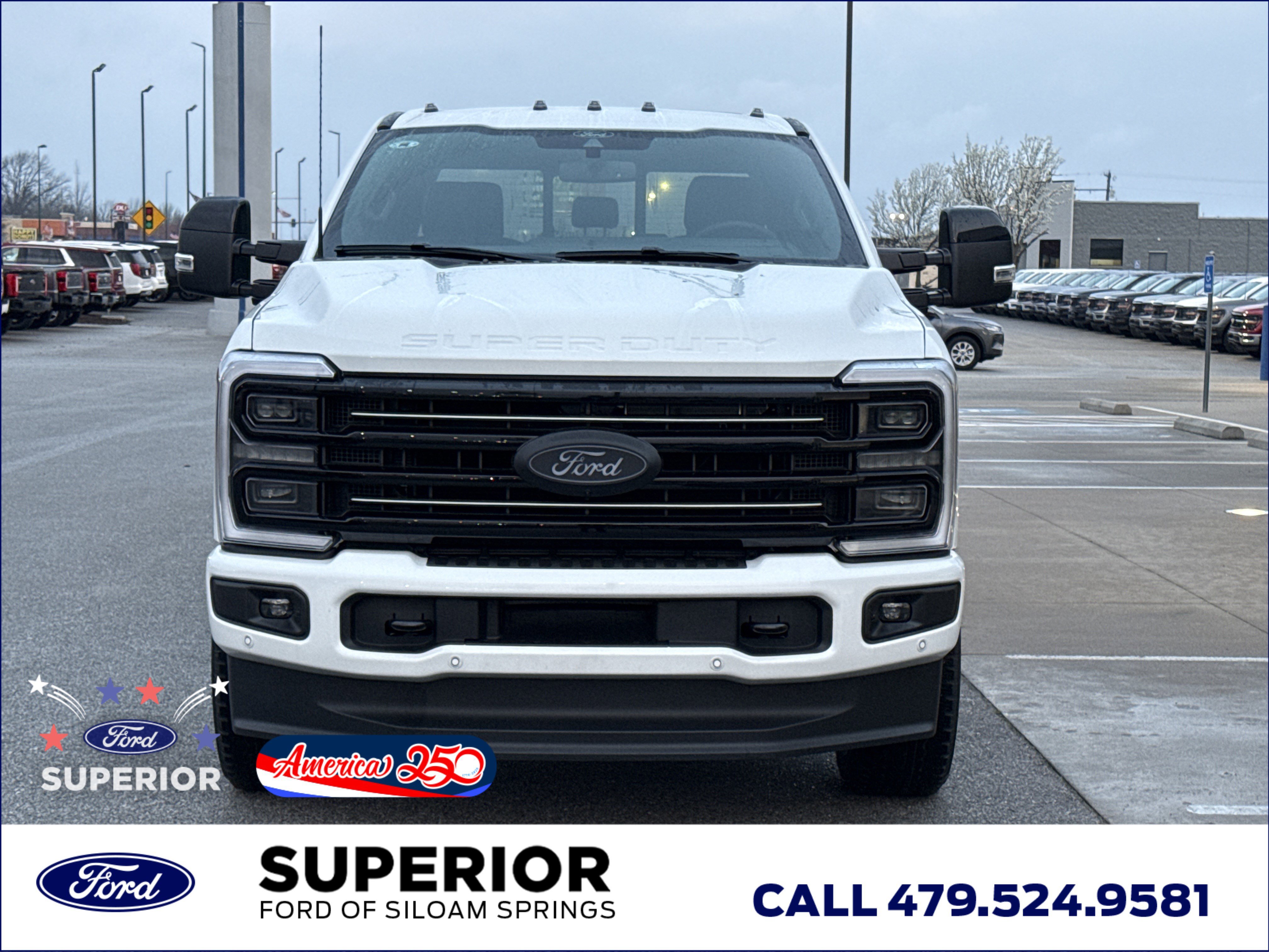 New 2026 Star White Metallic Tri-Coat Ford F-250® Platinum® image 14