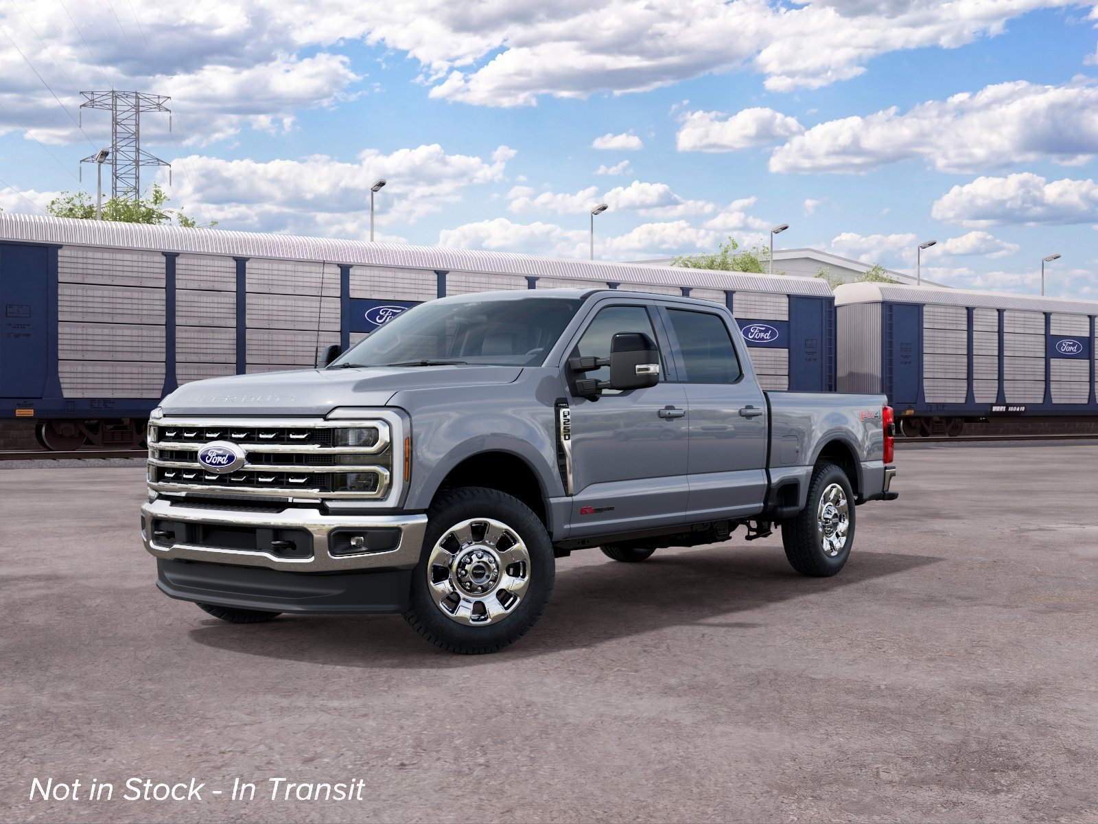 New 2027 Glacier Gray Metallic Tri-Coat Ford F-250® Lariat® image 2