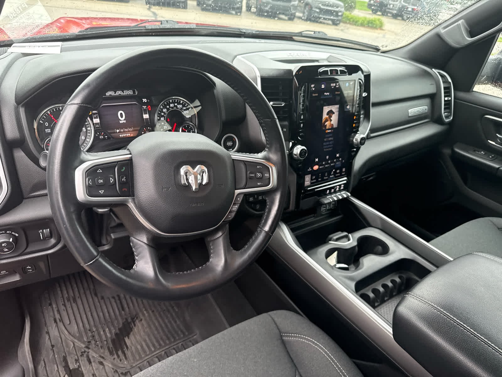 Used 2023 Flame Red Clearcoat Ram Big Horn image 12