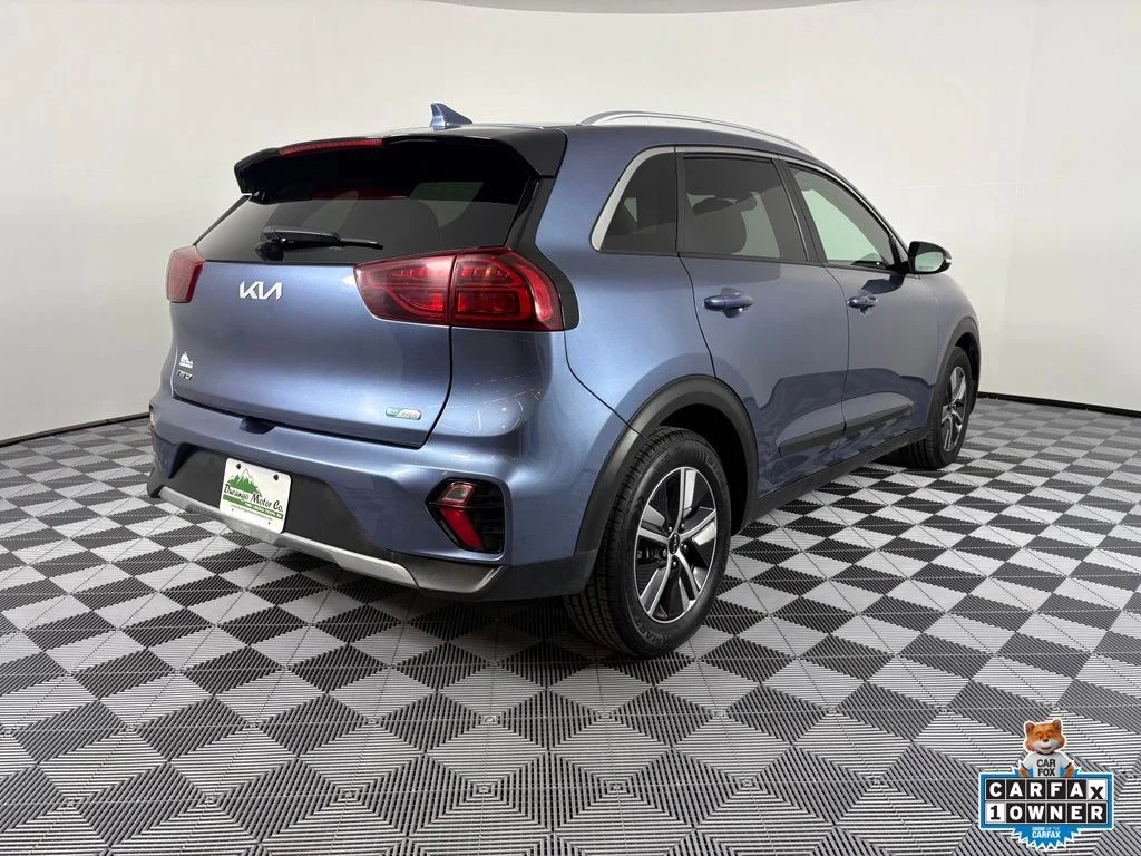 Certified Used 2022 Blue Kia EX image 8