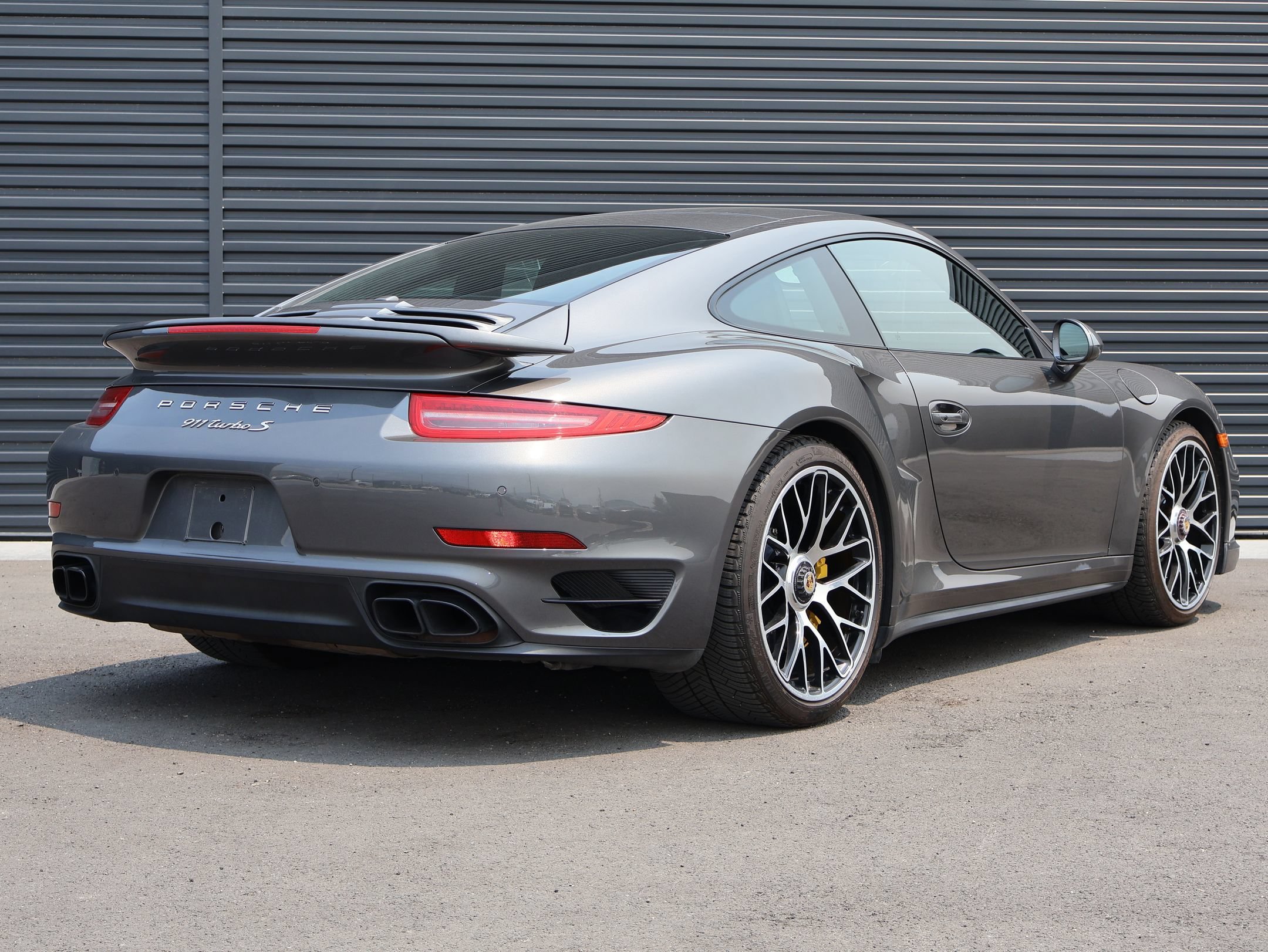 Used 2014 Agate Gray Metallic Porsche Turbo S image 9