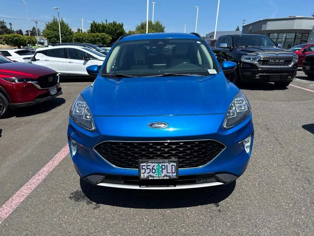 Used 2020 Blue Ford Titanium image 2