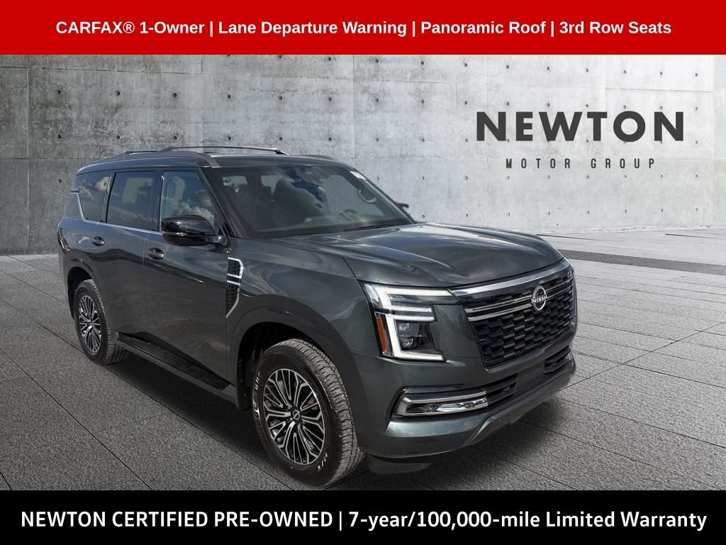 Certified Used 2025 White Nissan Platinum image 1