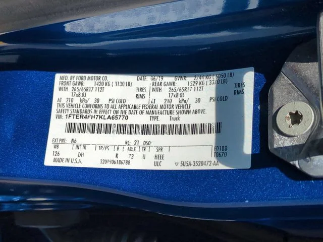 Used 2019 Blue Ford Lariat image 37