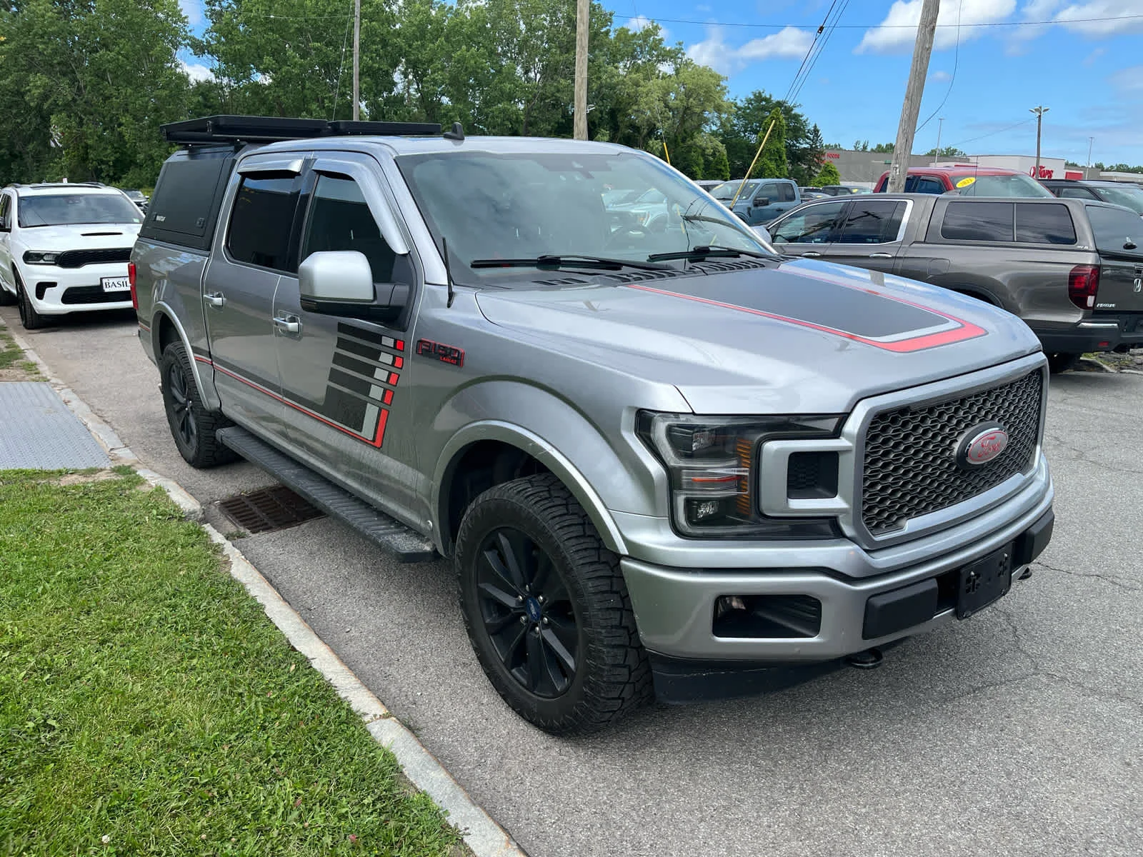 Used 2020 Iconic Silver Metallic Ford LARIAT image 2