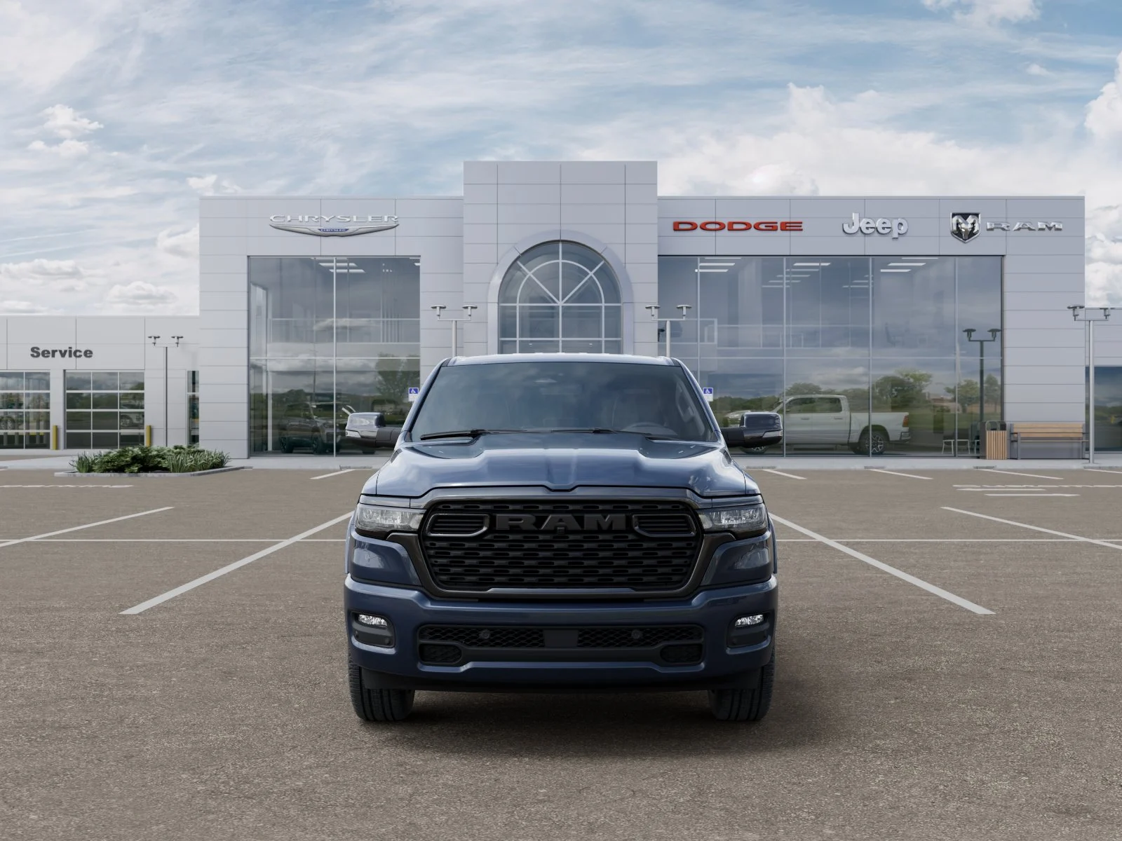New 2026 Forged Blue Metallic Exterior Paint RAM Big Horn/Lone Star image 35
