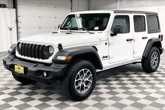 Used 2024 Bright White Clearcoat Jeep Sport S image 11