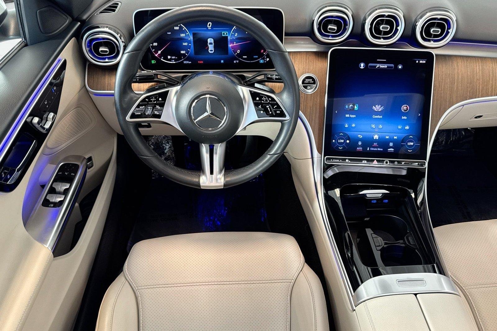 Used 2023 Polar White Mercedes-Benz C 300 image 21