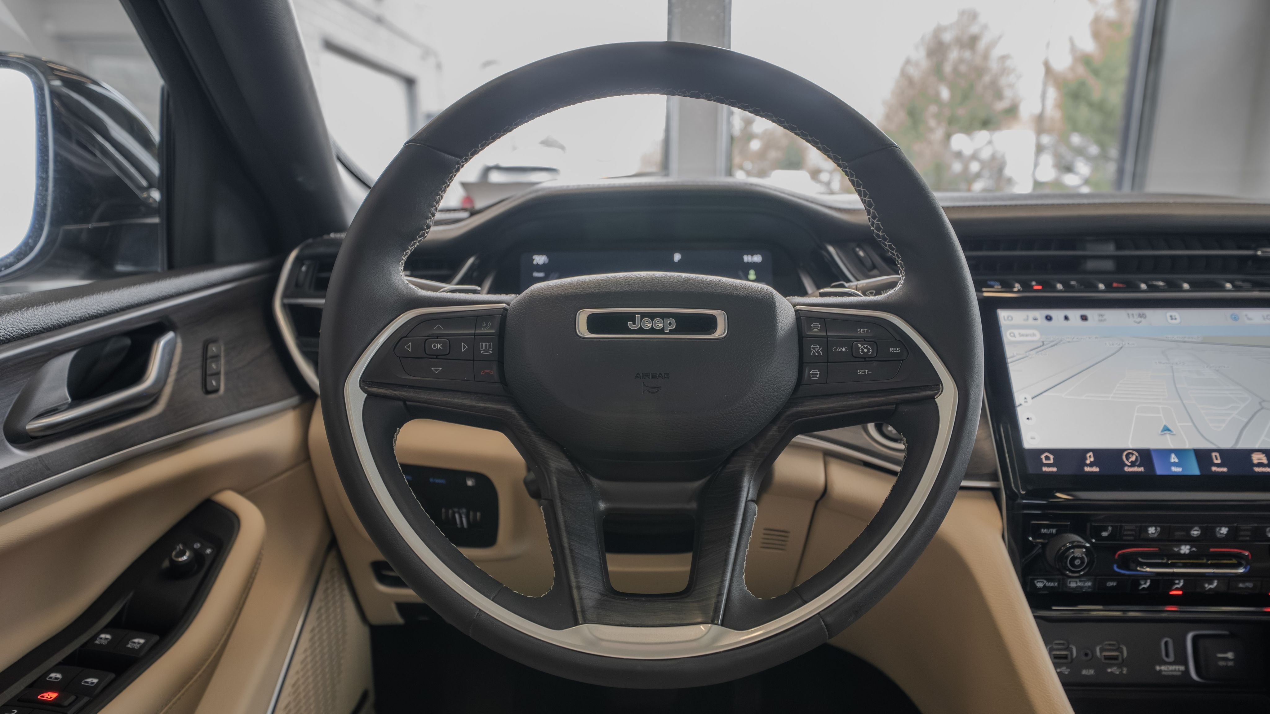 Used 2023 Bright White Clearcoat Jeep 4xe image 9