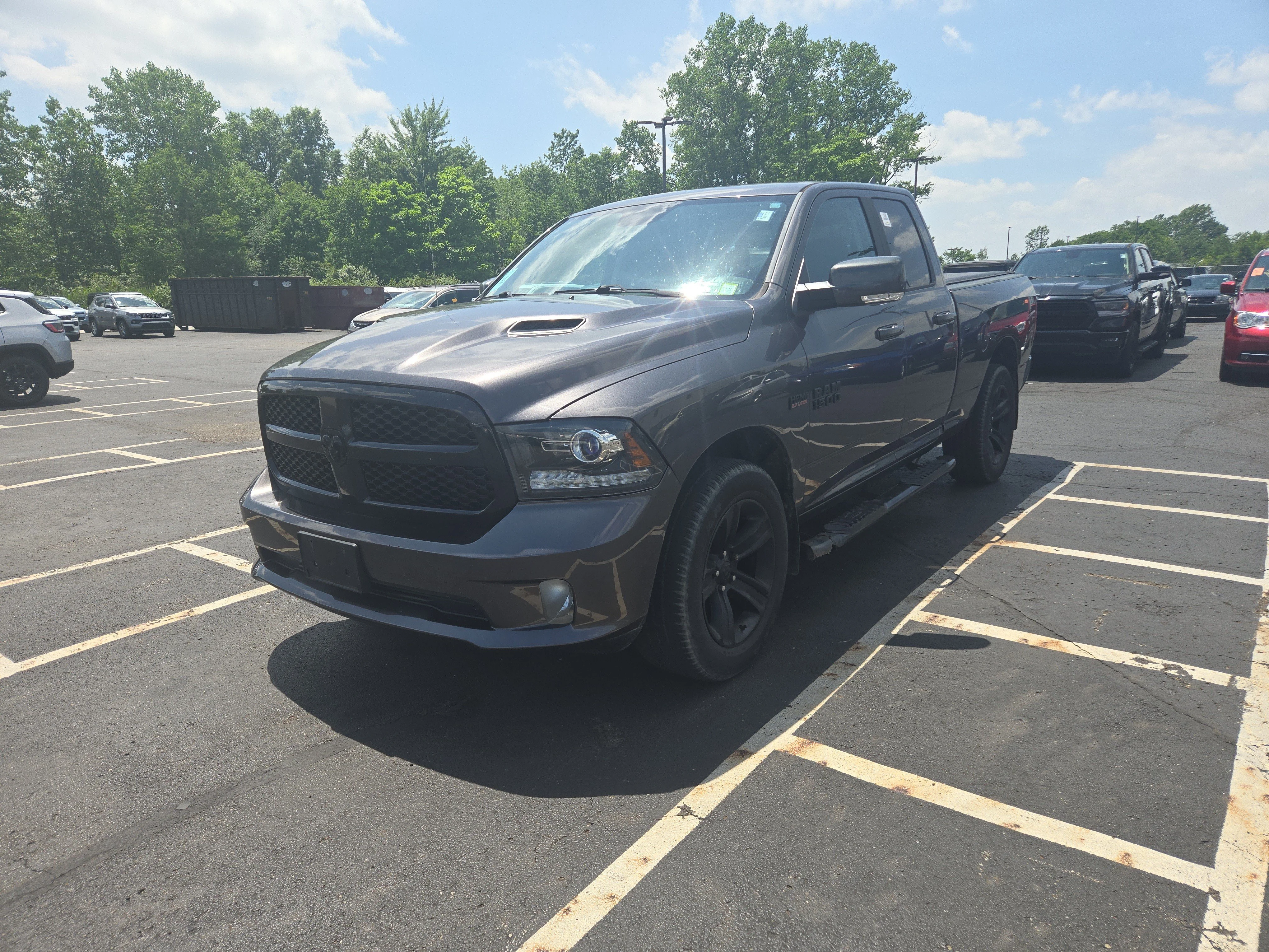 Used 2017 Granite Crystal Metallic Clearcoat Ram Night image 9