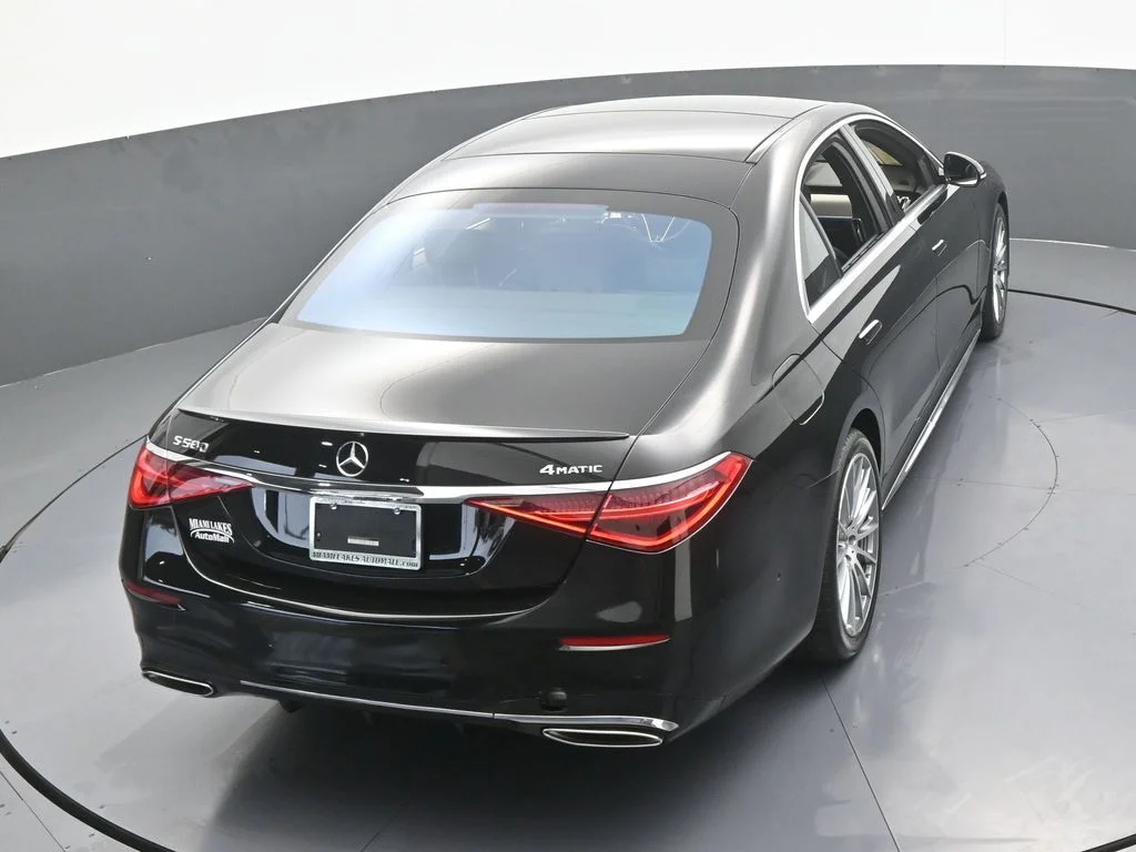 Used 2021 Obsidian Black/designo Diamon White Mercedes-Benz S 580 image 60