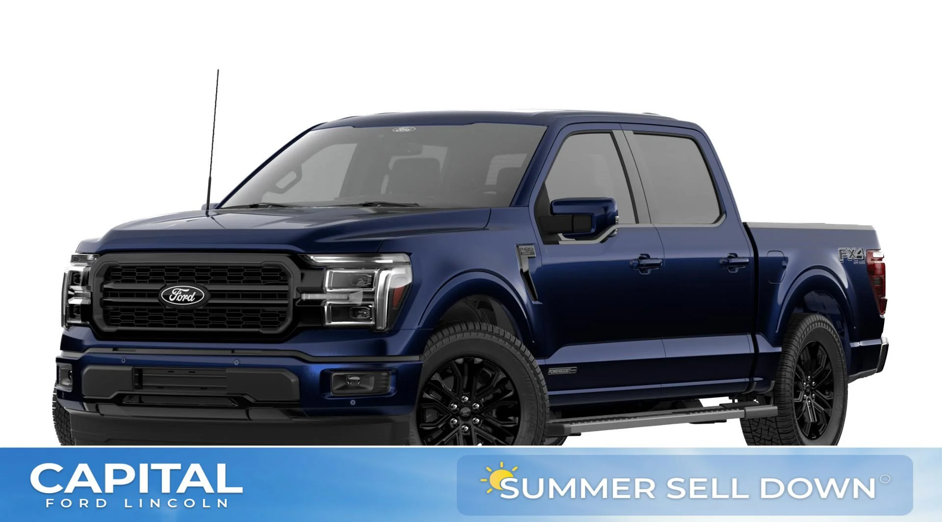 New 2026 ANTIMATTER BLUE METALLIC Ford LARIAT image 1