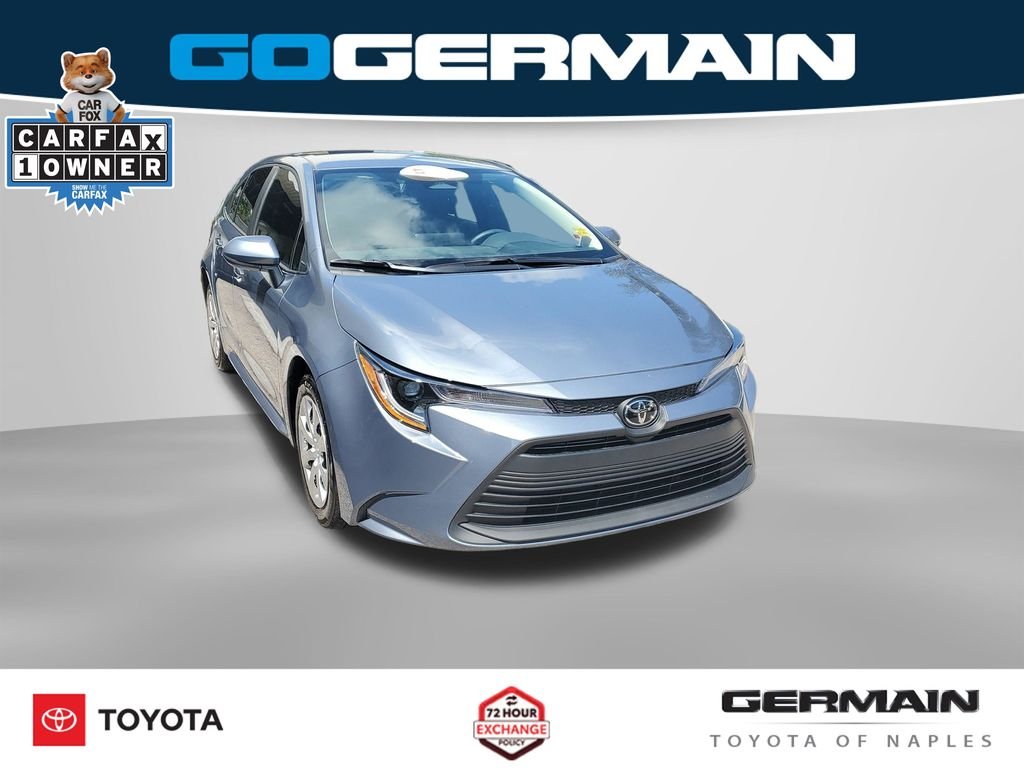 Certified Used 2026 Blue Toyota LE image 4