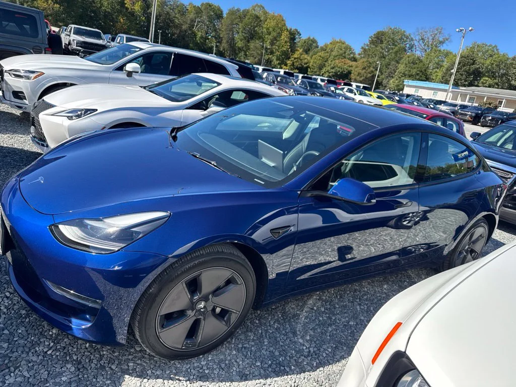 Used 2023 Blue Tesla Long Range image 1