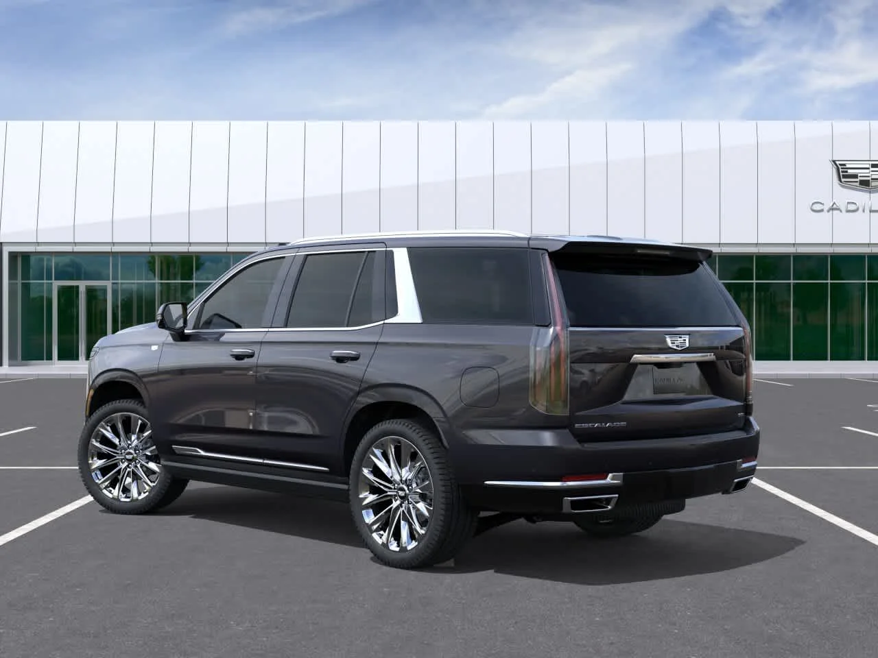 New 2026 Galactic Gray Metallic Cadillac Platinum Luxury image 3