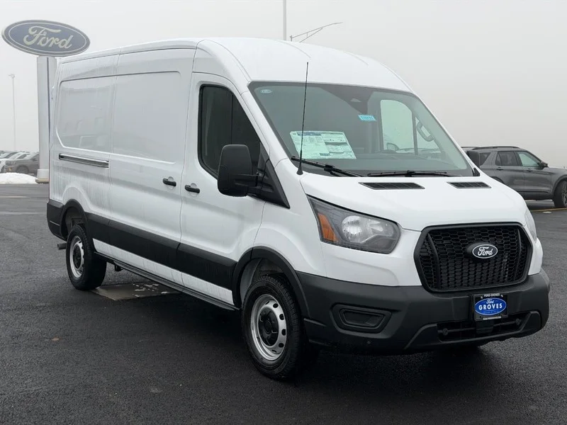 New 2026 Oxford White Ford Cargo Van image 3