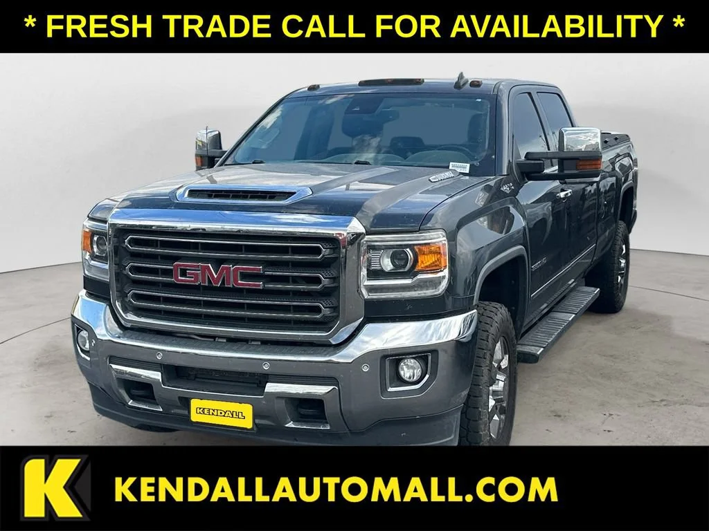 Used 2018 DARK SLATE METALLIC GMC SLT image 1