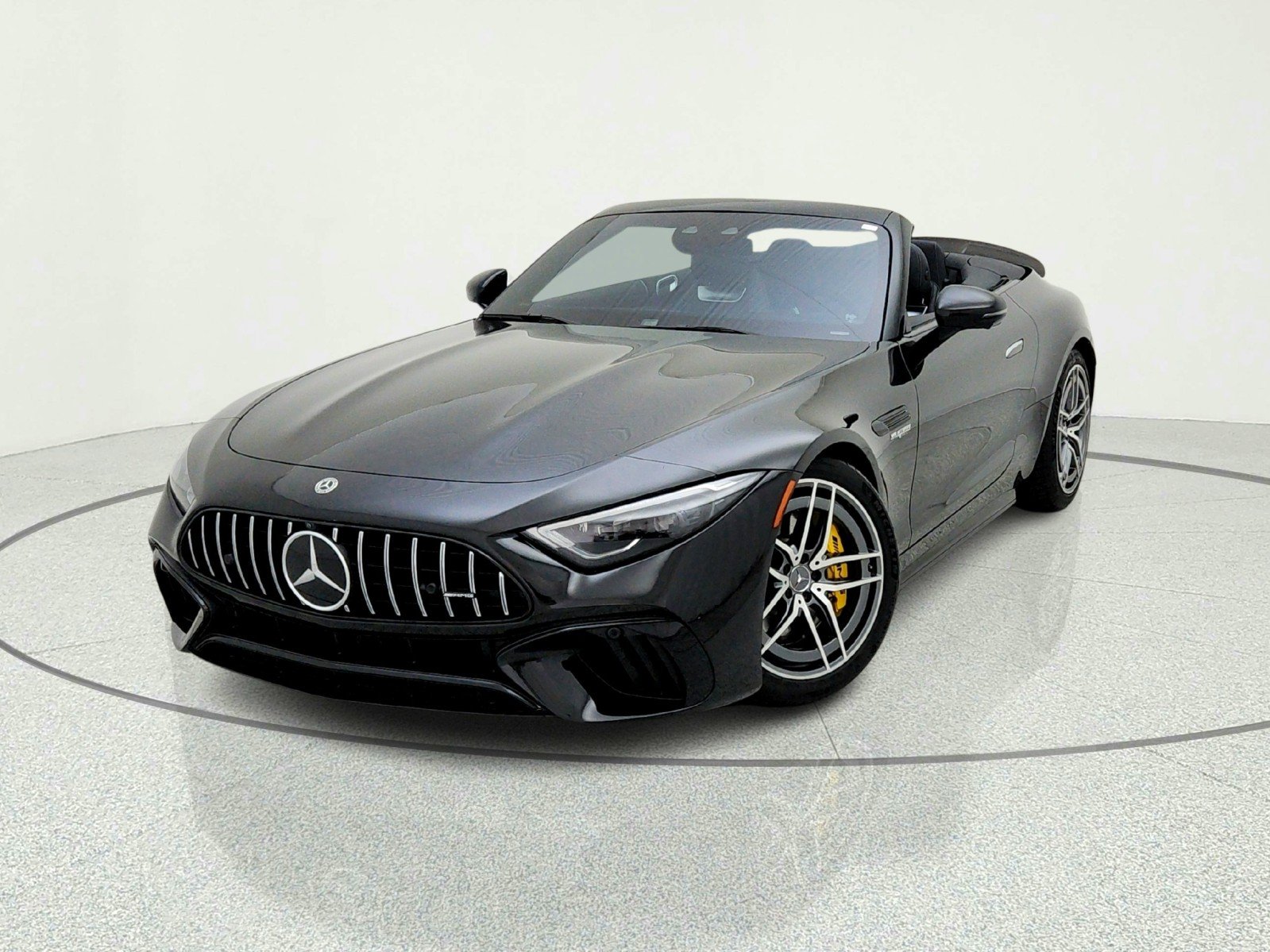 Certified Used 2022 Obsidian Black Metallic Mercedes-Benz AMG® SL 55 image 2