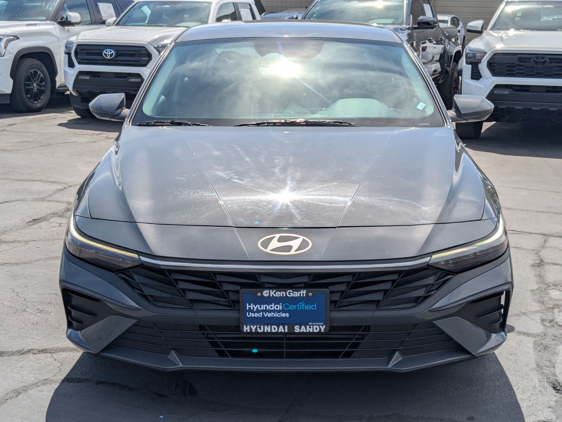 Certified Used 2024 Ecotronic Gray Hyundai SEL image 9