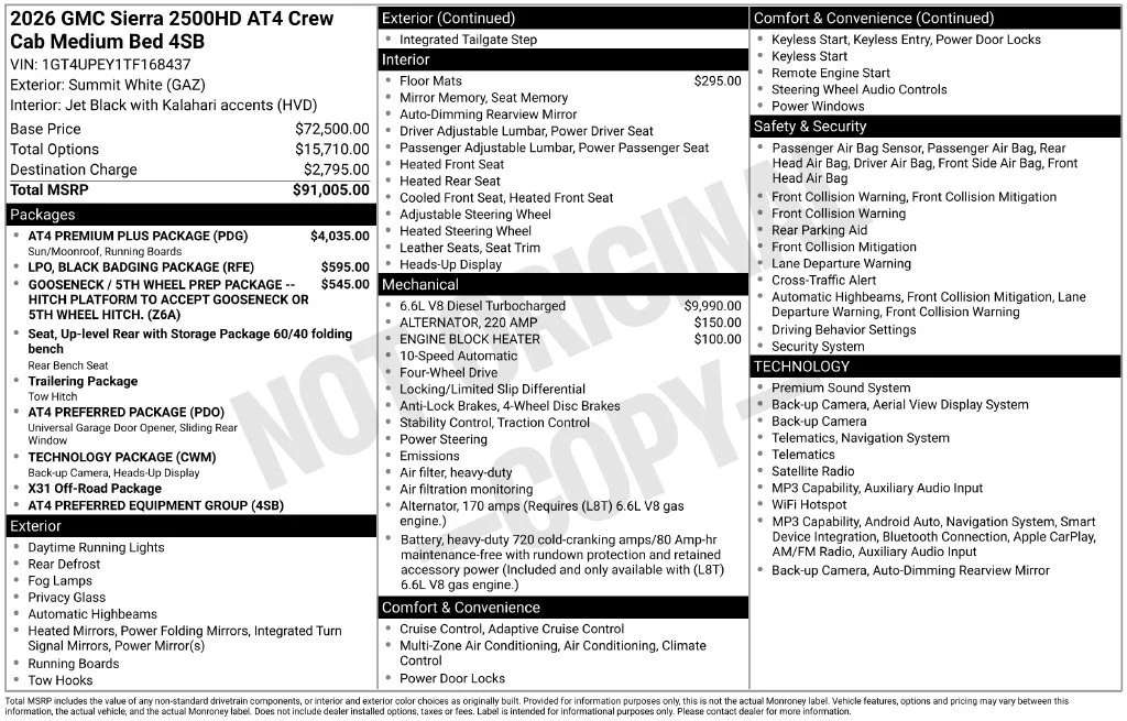 2026 GMC Sierra 2500HD AT4 - Photo 29