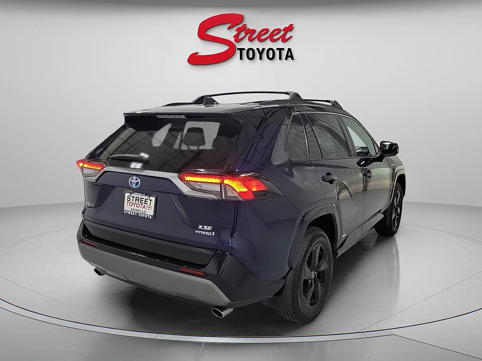 Certified Used 2021 Blue Toyota Hybrid XSE image 4